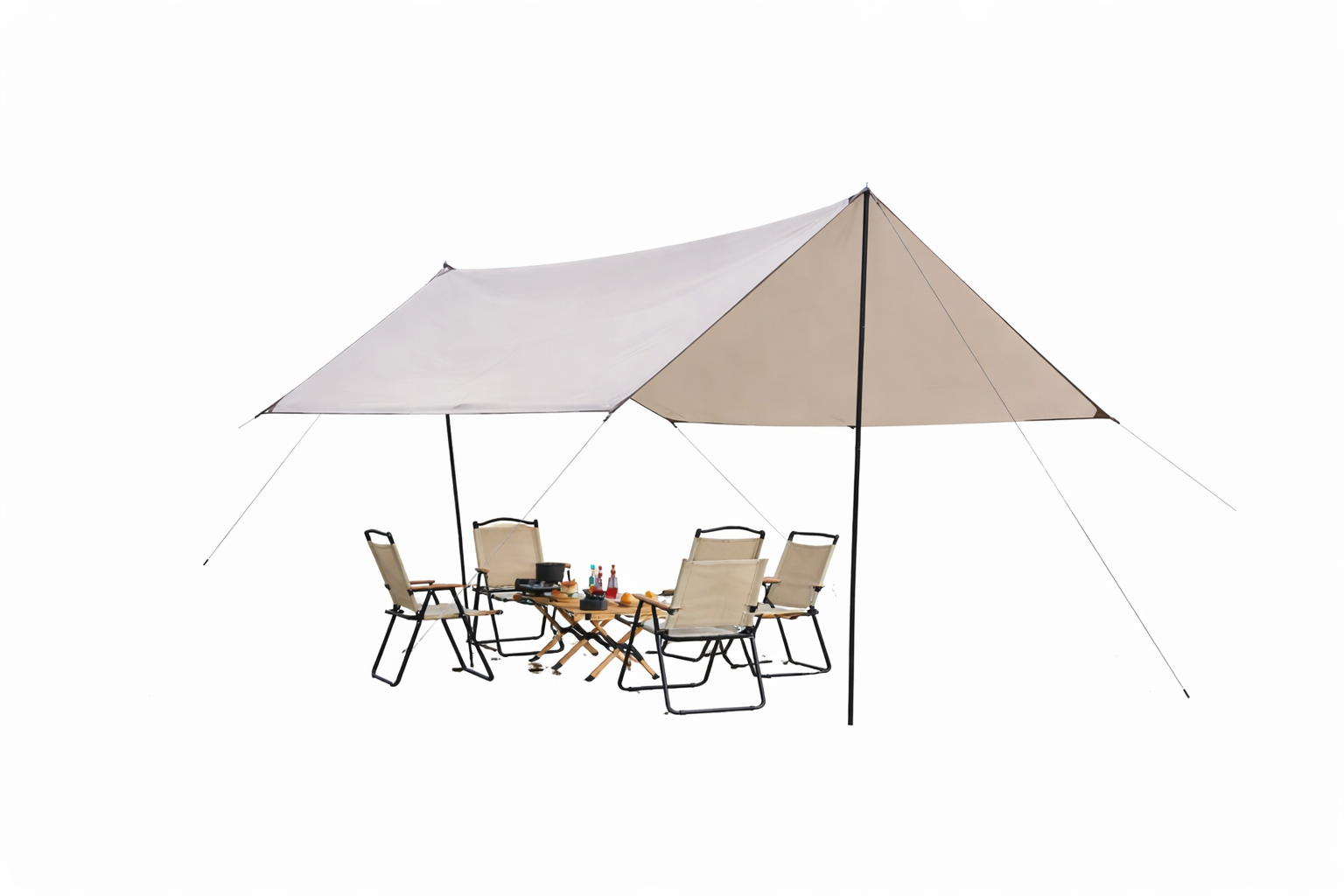 Brand new 3x3  Camping Canopy Outdoor Sunscreen Awning Portable Waterproof Tarp Multifunctional Shelter