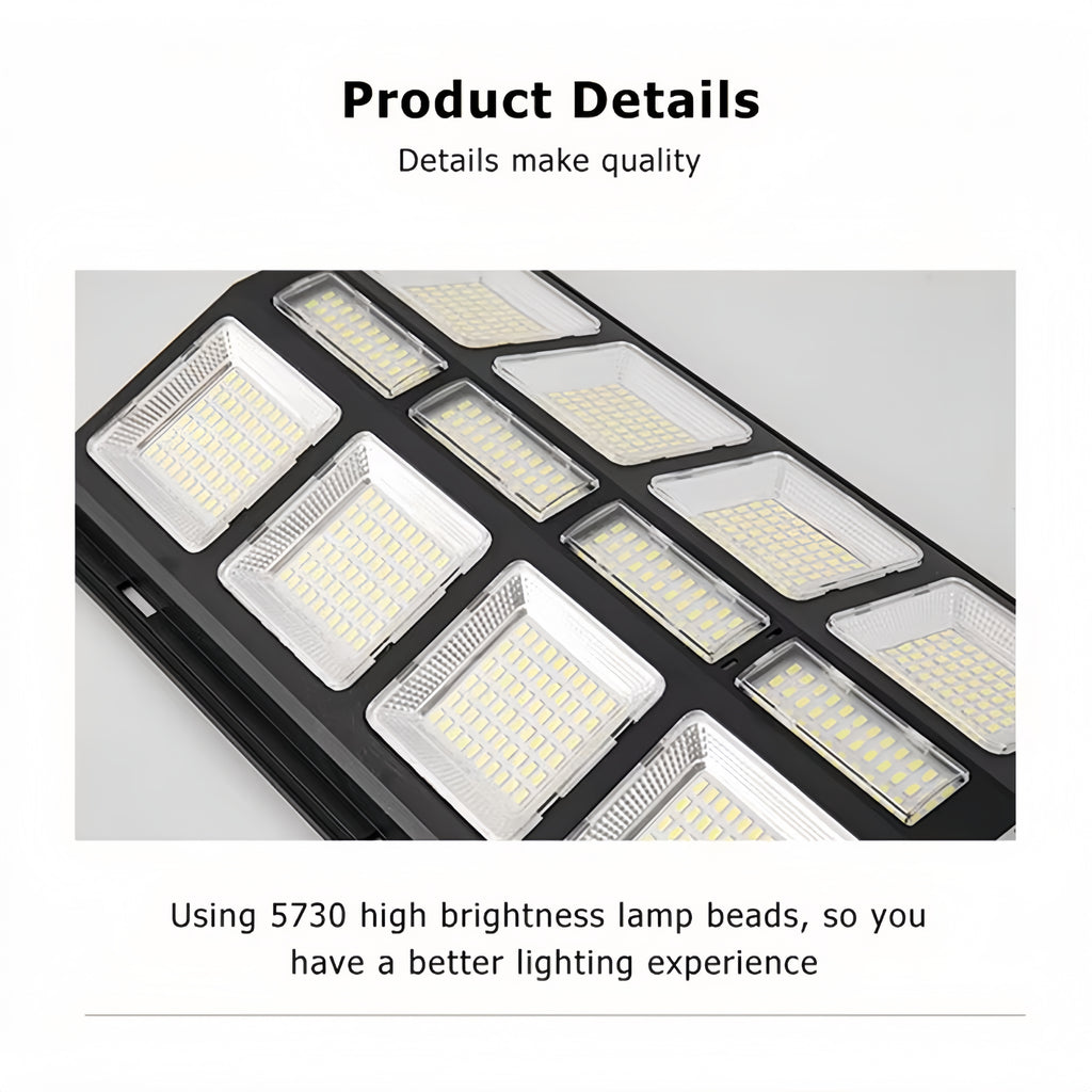 High Brightness Solar LED Flood Light – IP67 Waterproof All-in-One Solar Street & Garden Light