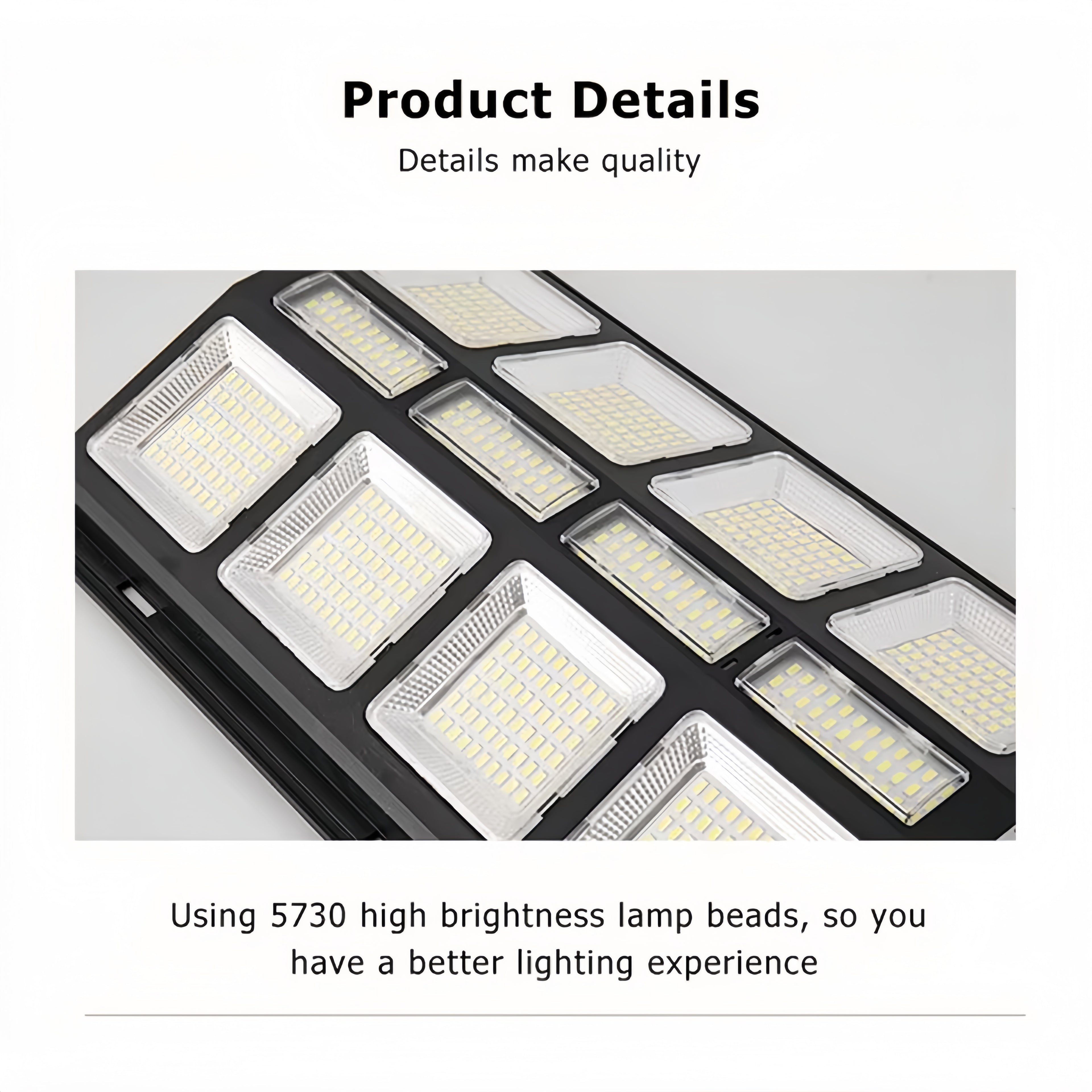 High Brightness Solar LED Flood Light – IP67 Waterproof All-in-One Solar Street & Garden Light