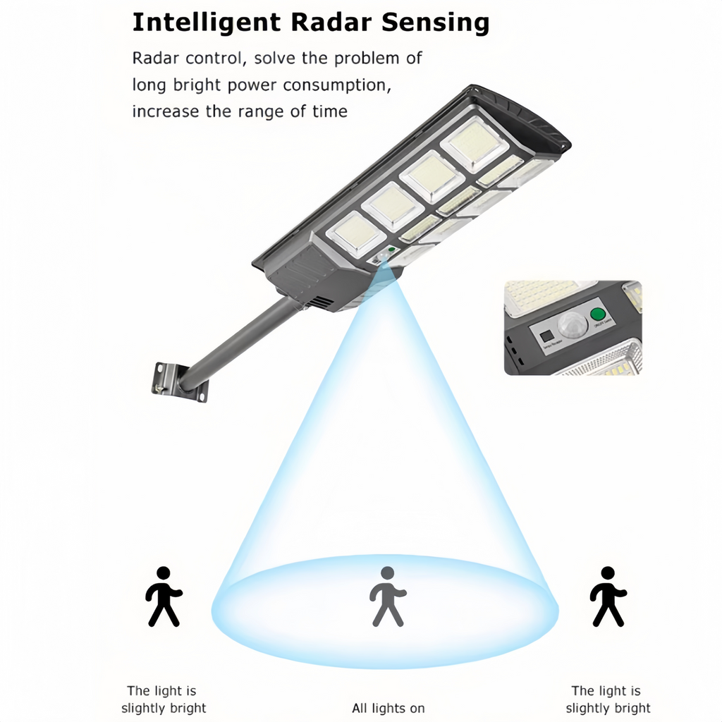 High Brightness Solar LED Flood Light – IP67 Waterproof All-in-One Solar Street & Garden Light