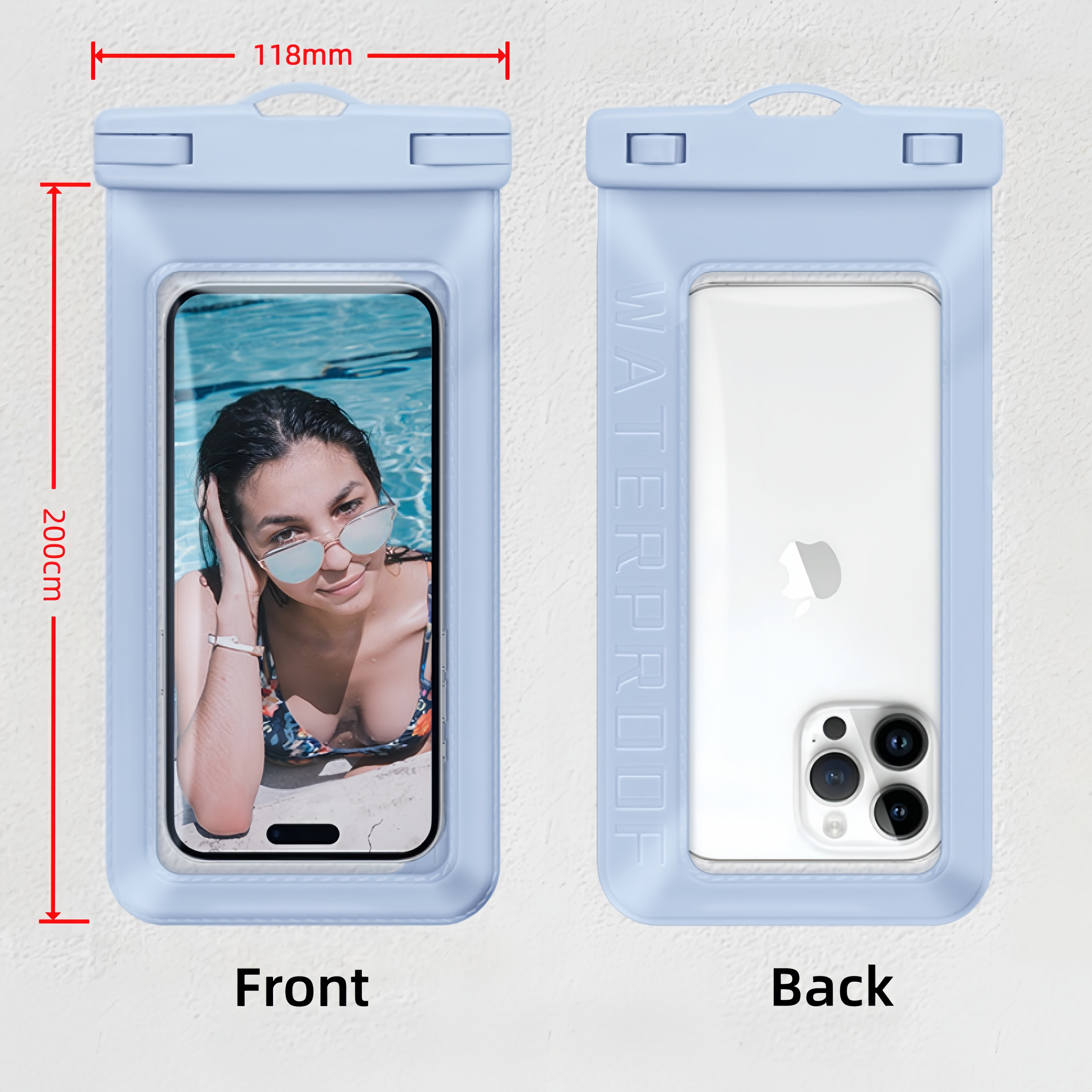 1PCS Universal Size Waterproof Mobile Phone Case