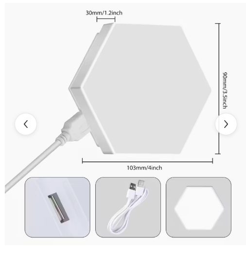 Hexagon Wall Light Panels RGB/APP