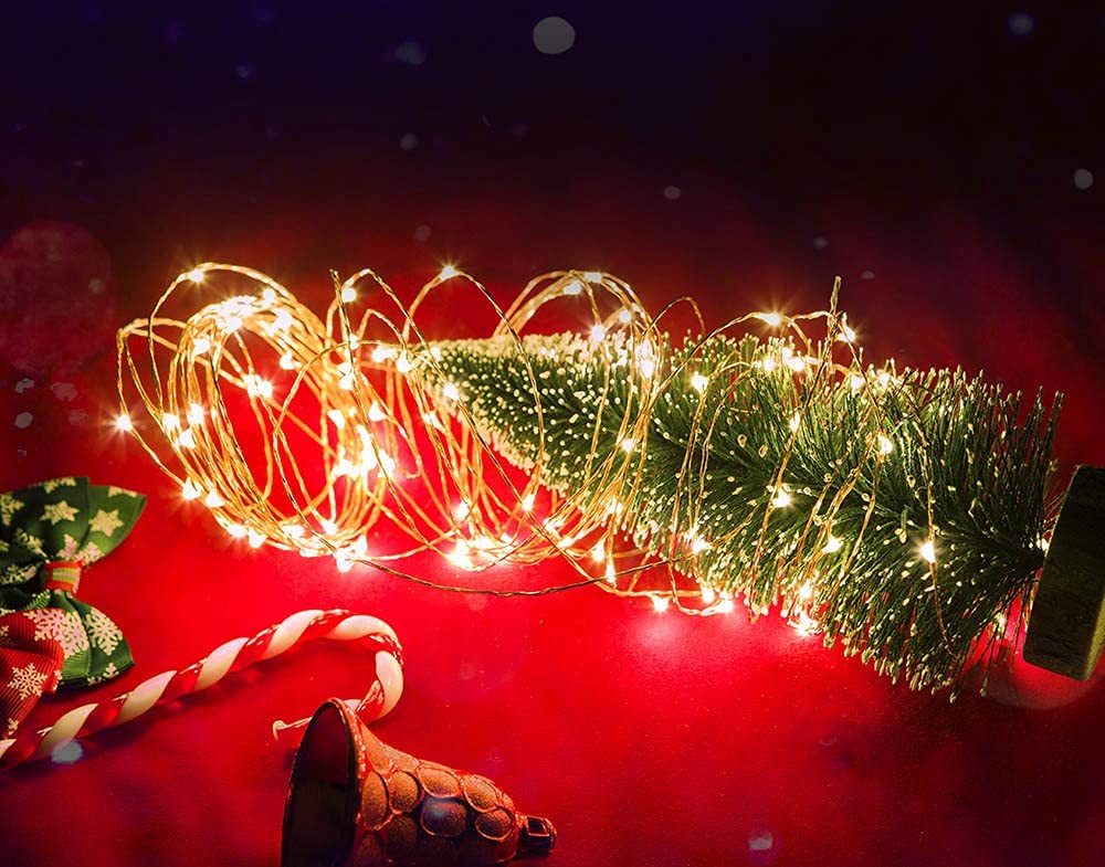 10M 100Leds USB Powered Seed Lights Copper Wire String Lights Fairy String Lights -Silver Wire