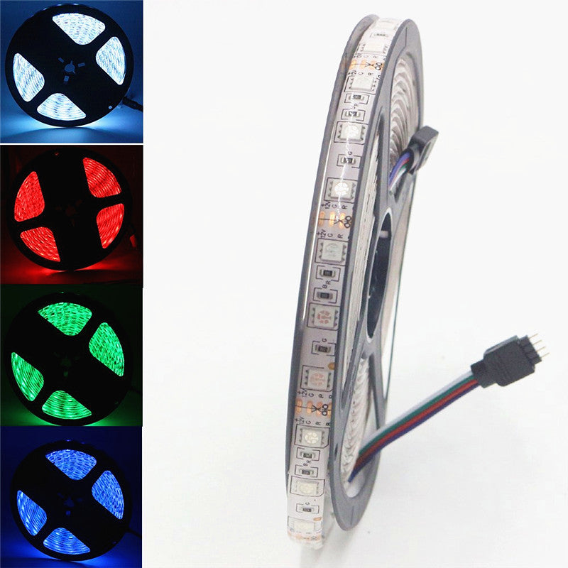 10 Meters 5050 RGB Remote Control Waterproof Flexible LED Strip Light Kit