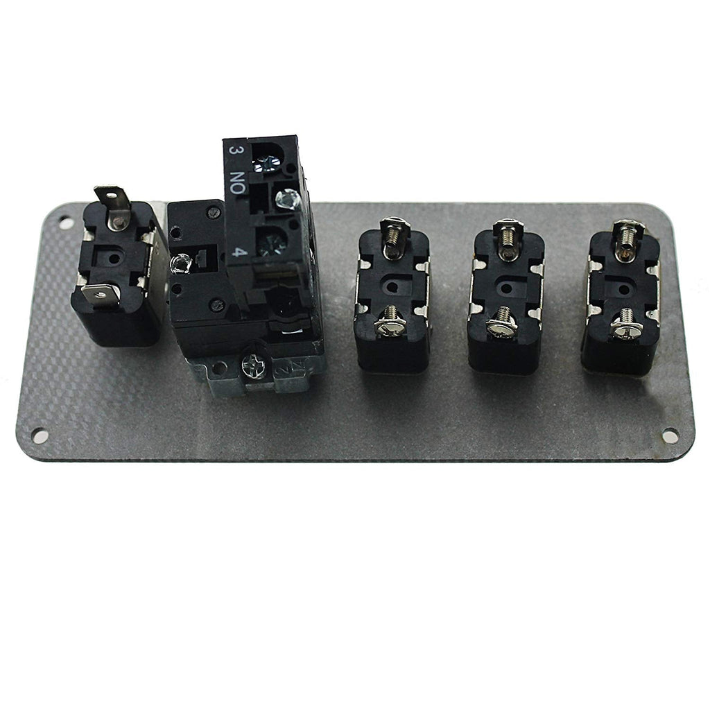 DC 12V Ignition Switch Panel 5 in 1 Car Engine Start Push Button LED Toggle