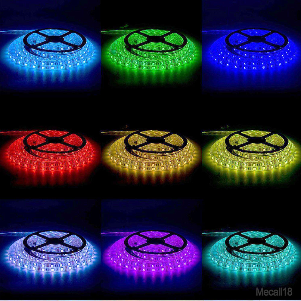 10 Meters 5050 RGB Remote Control Waterproof Flexible LED Strip Light Kit