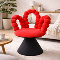 Modern Ergonomic Swivel Chair for Makeup & Home Office
