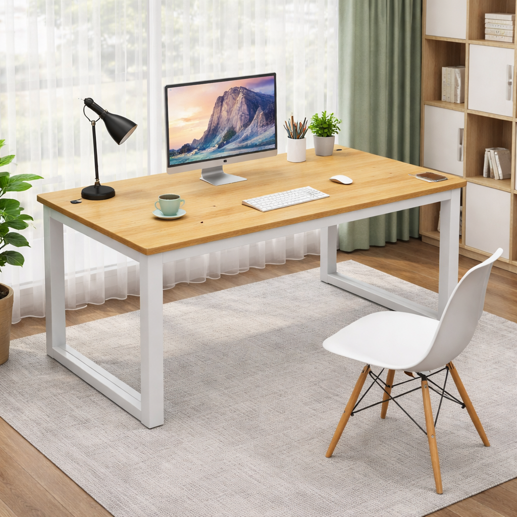 Modern Computer Desk for Home Office, Gaming Desk, Study Table & Writing Desk