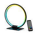 USB 5V RGB Sound Control Music Rhythm Light, WS2812 LED Ambient Light Bar, Desktop Ornament for Computer Desk Bedroom