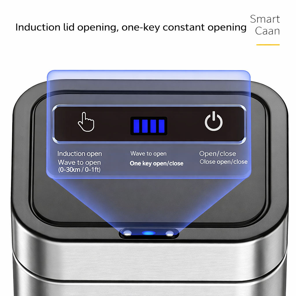 Automatic Sensor Trash/Rubbish Bin, Hands-Free Touchless