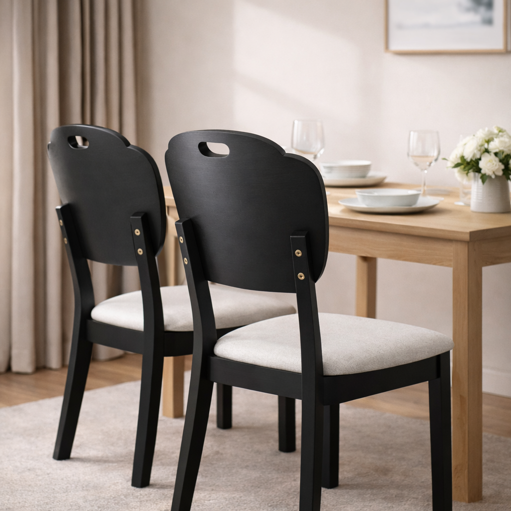 Oak  wood Dining Chair & Sofa Chair for Living Room and Dining Room