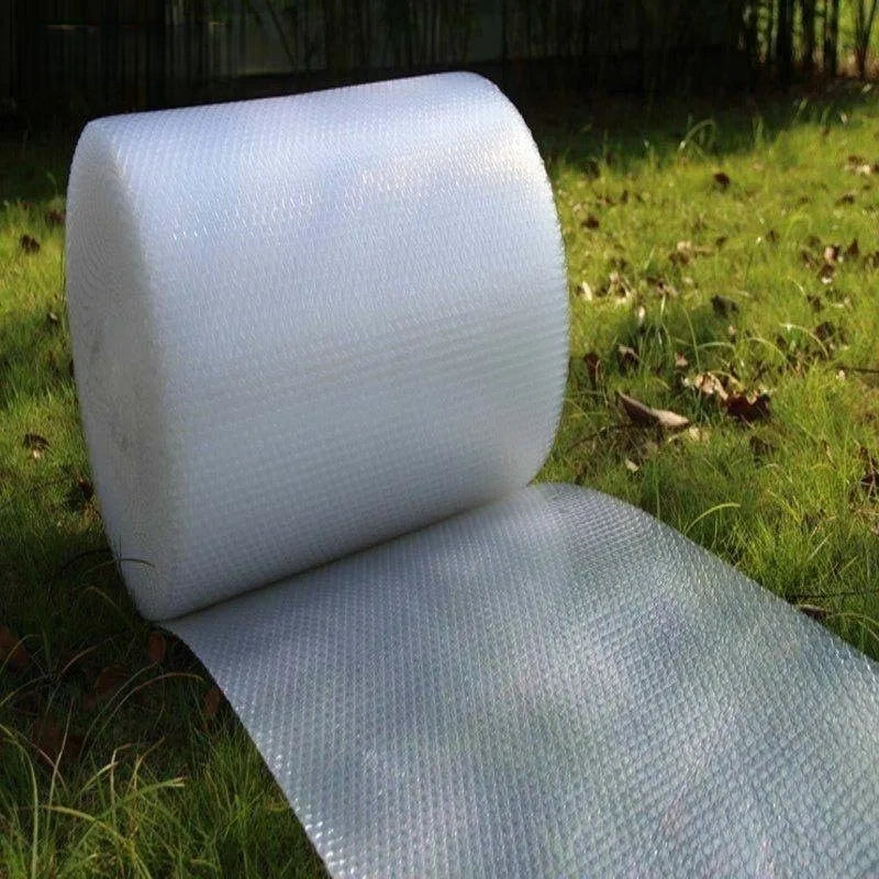 Wholesale Packaging Bubble Film Shockproof Thickening Bubble Paper Express Bubble Pad Rolled Bubble Bag Length 20M