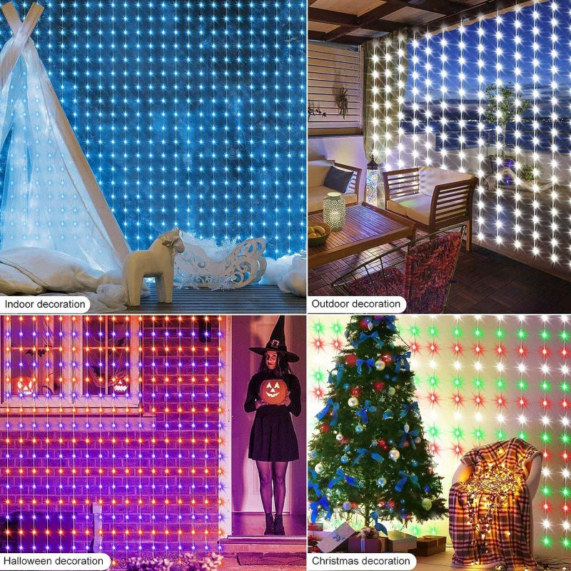 LED String Light Bluetooth WiFi  Christmas Birthday Party Garland Decor Fairy Light Curtain Light