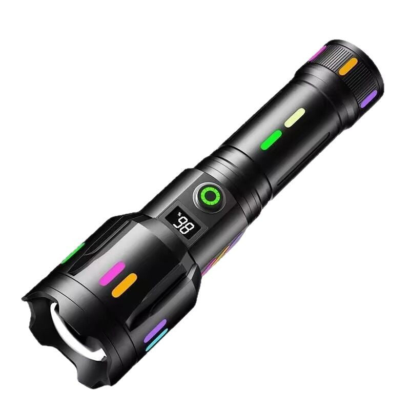 LED Flashlight Typ-C Rechargeable High Power Waterproof Flashlight