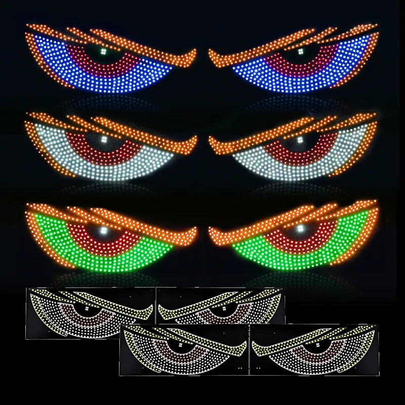 2pcs Car Eyes LED Light, Car LED Window Light ,USB Demon Eye Decorative Light