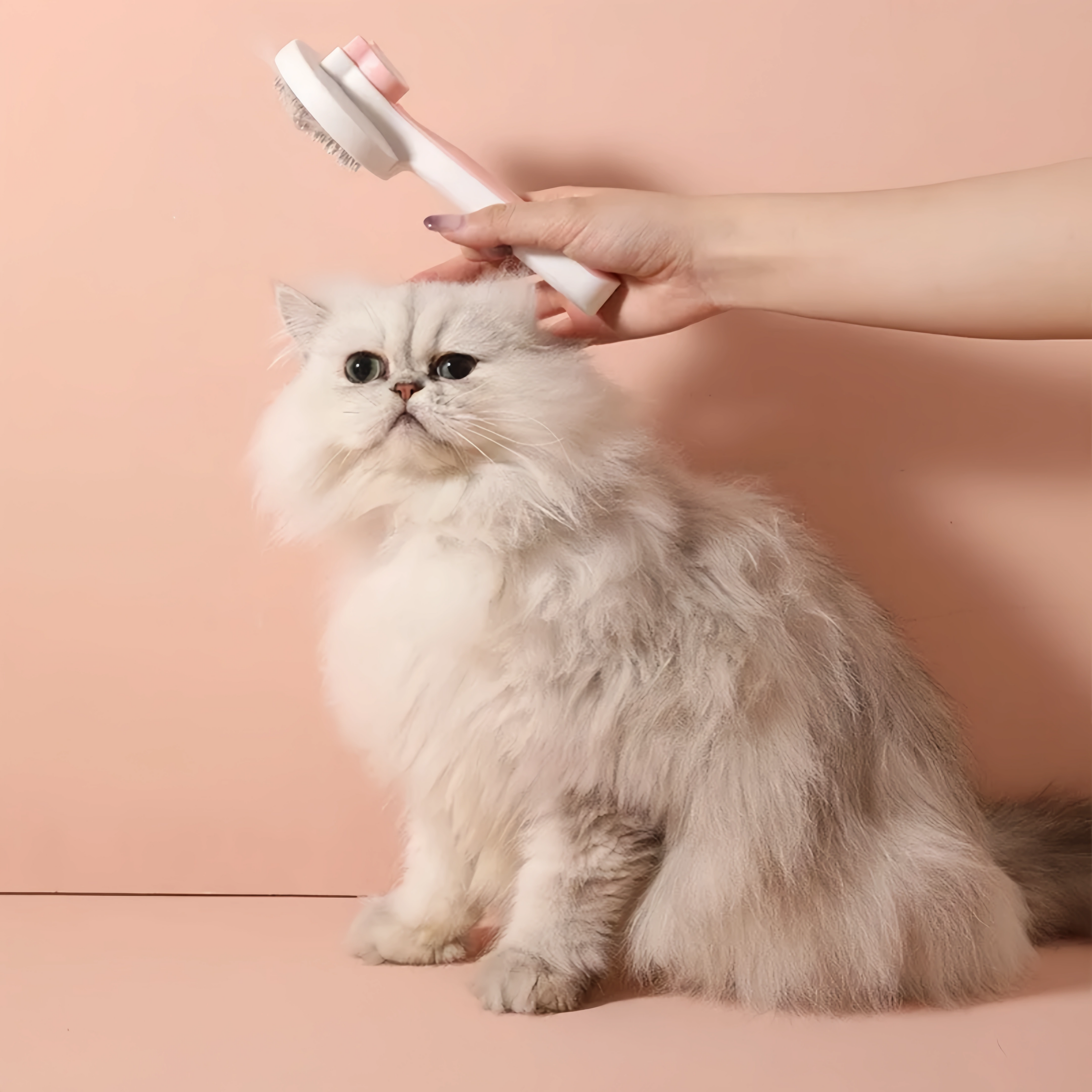 Pet Self Cleaning Slicker Brush – Deshedding & Dematting Comb for Cats & Dogs