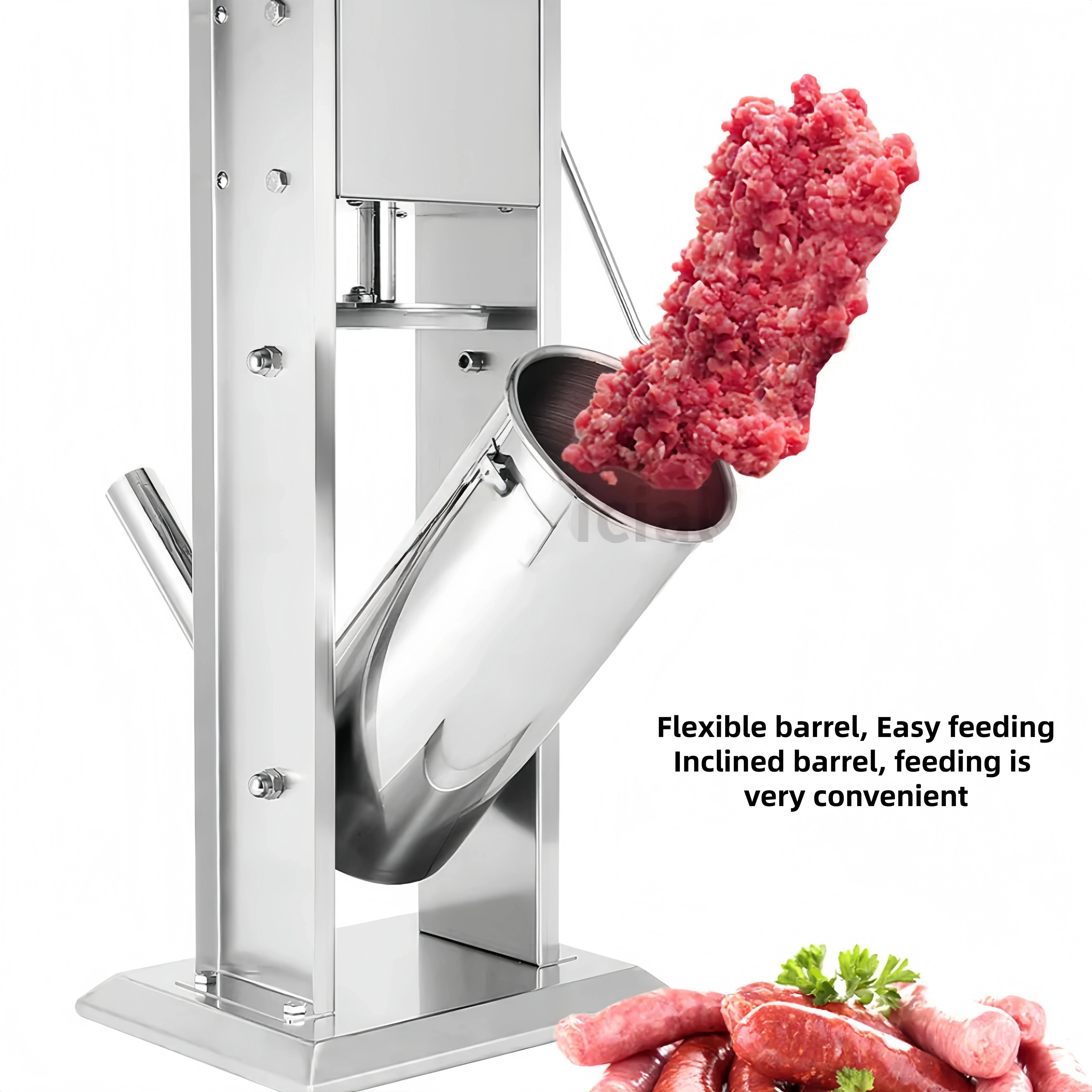 5L Vertical Sausage Stuffer – Manual Stainless Steel Sausage Filling Machine for Home & Commercial Use