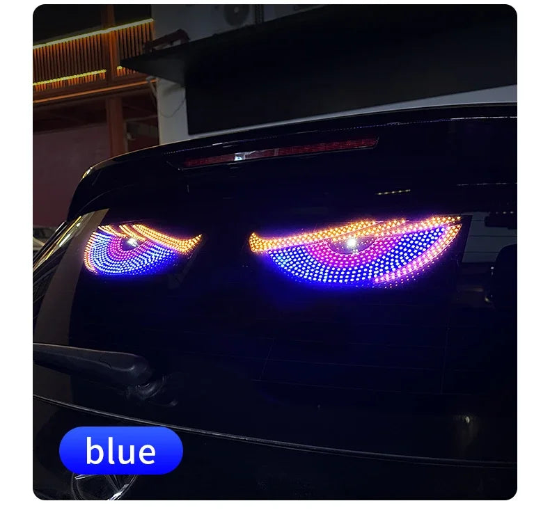2pcs Car Eyes LED Light, Car LED Window Light ,USB Demon Eye Decorative Light