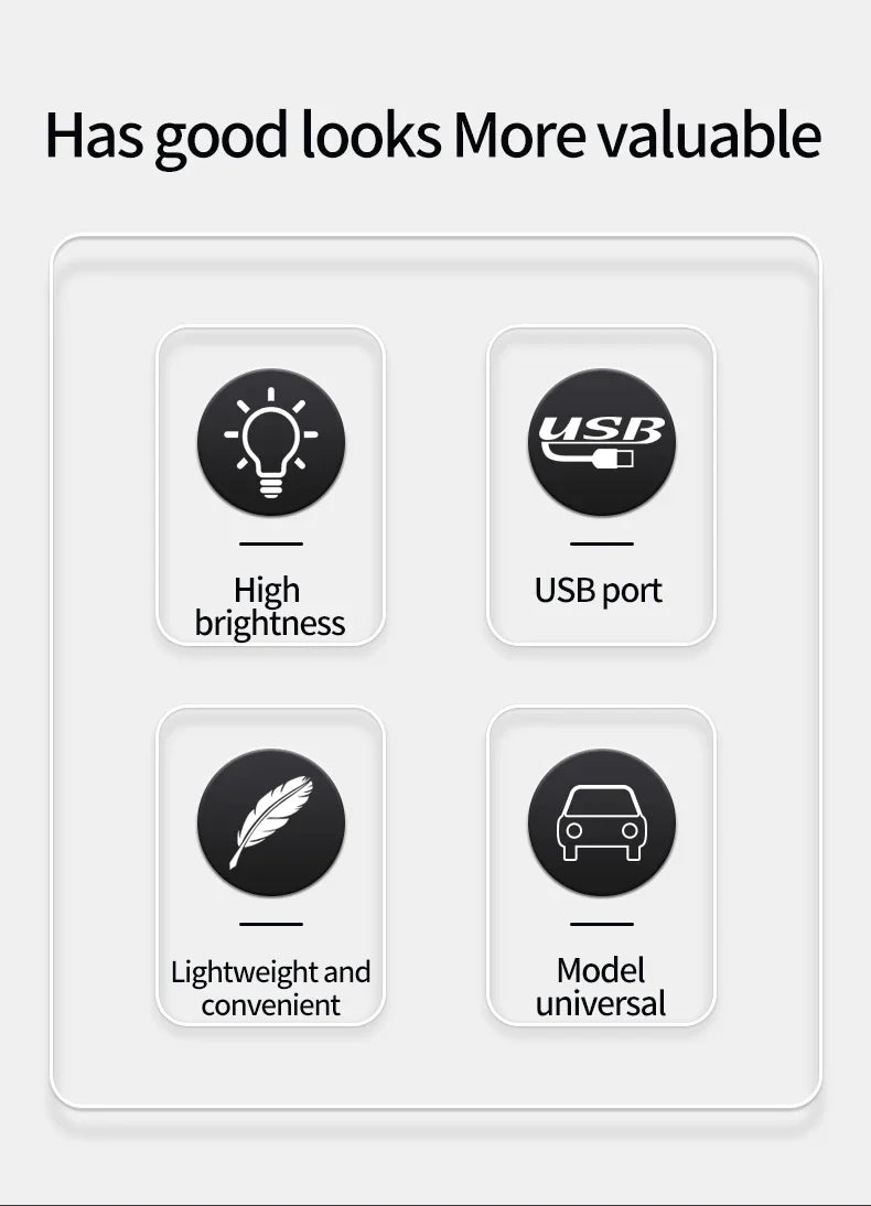 2pcs Car Eyes LED Light, Car LED Window Light ,USB Demon Eye Decorative Light