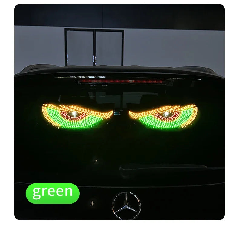 2pcs Car Eyes LED Light, Car LED Window Light ,USB Demon Eye Decorative Light