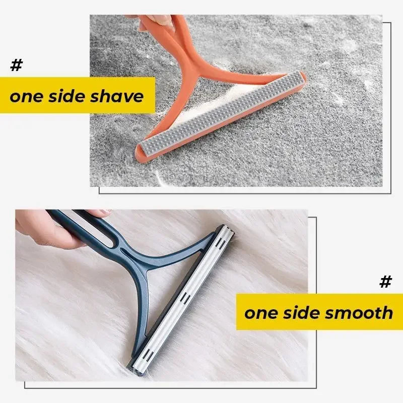 Reusable Pet Hair & Lint Remover – Double Sided Clothes & Carpet Cleaner