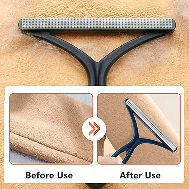 Reusable Pet Hair & Lint Remover – Double Sided Clothes & Carpet Cleaner