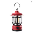 Rechargeable Camping Lantern Stepless Dimming COB Portable Waterproof for Hiking Fishing Emergency Home Power Outages Indoor Out