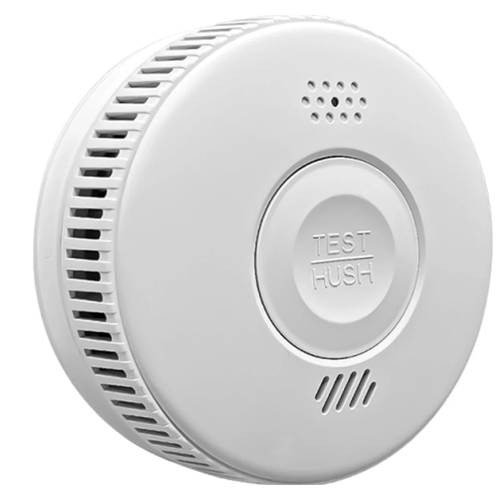 Smoke Detector Fire Alarm 3-Year Battery Built-in Sound Sensor for Home Kitchen Living Room