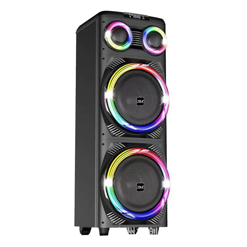 Double 12 Inch Rechargable Party Speakers Bluetooth Loudspeaker Big Karaoke Stereo Subwoofer Bluetooth Speaker