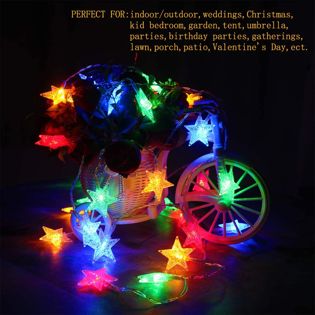 5M 50leds /10M 100leds  USB Powered Star Lights String, Christmas Party Decorative Fairy Lights