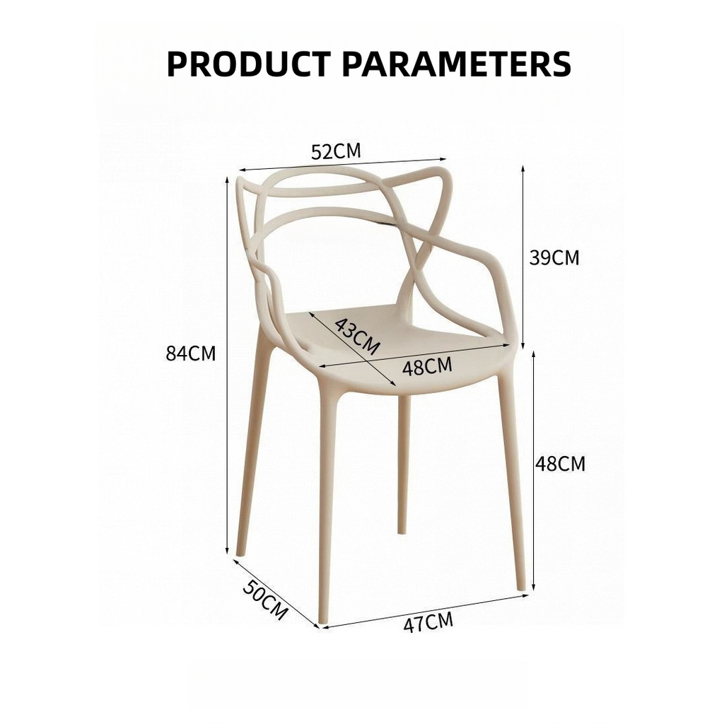 Heavy Duty Outdoor Stackable Garden Armchair
