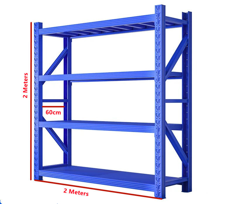 Heavy Duty Racking Shelving with Extra Load Bearing, Thickened and Reinforced