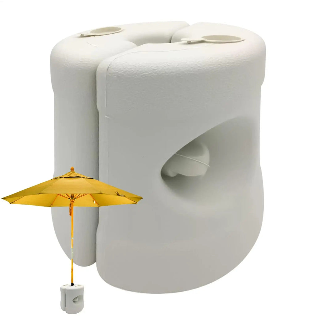4pcs Heavy Duty Round Umbrella Base, Windproof, Fillable with Water