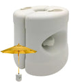 4pcs Heavy Duty Round Umbrella Base, Windproof, Fillable with Water