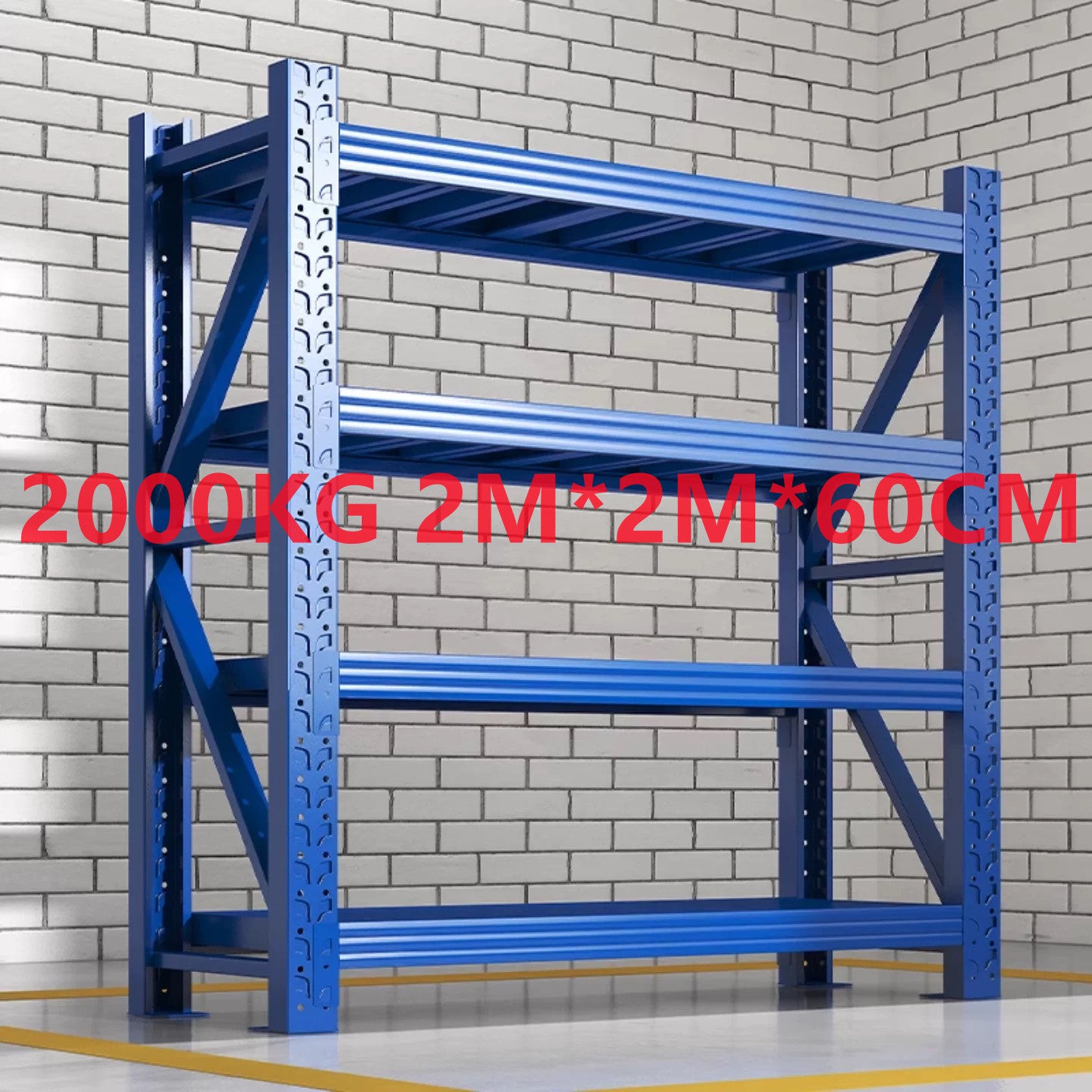 Heavy Duty Racking Shelving with Extra Load Bearing, Thickened and Reinforced
