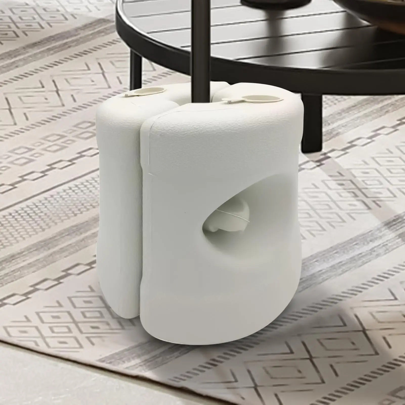 4pcs Heavy Duty Round Umbrella Base, Windproof, Fillable with Water