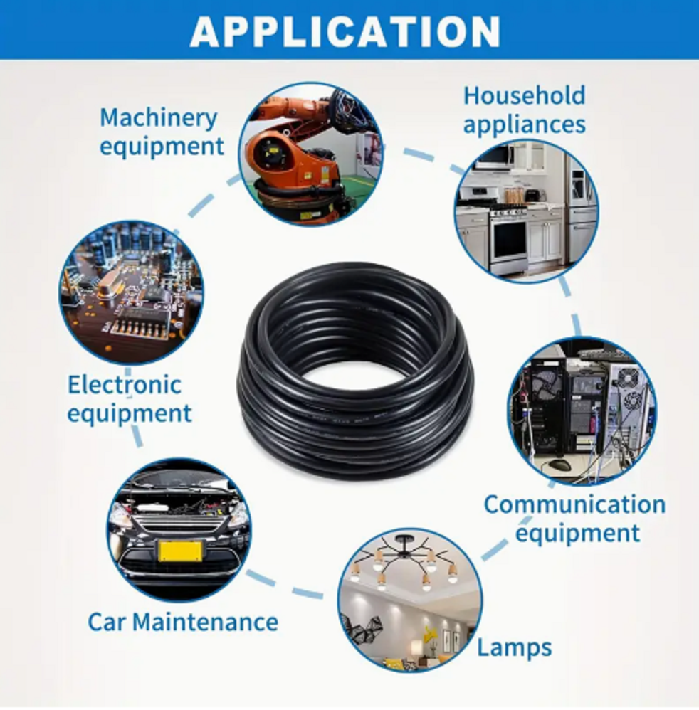 6M-22AWG  PVC Electrical Wire, 5-Core Cable
