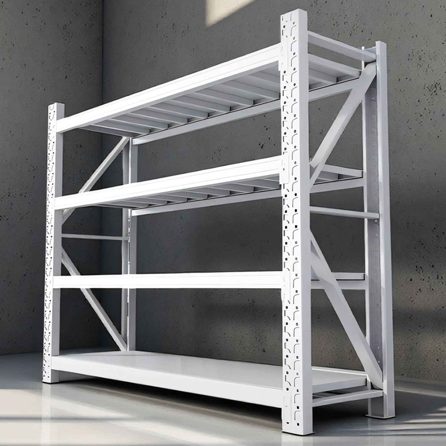 Heavy Duty Racking Shelving with Extra Load Bearing, Thickened and Reinforced