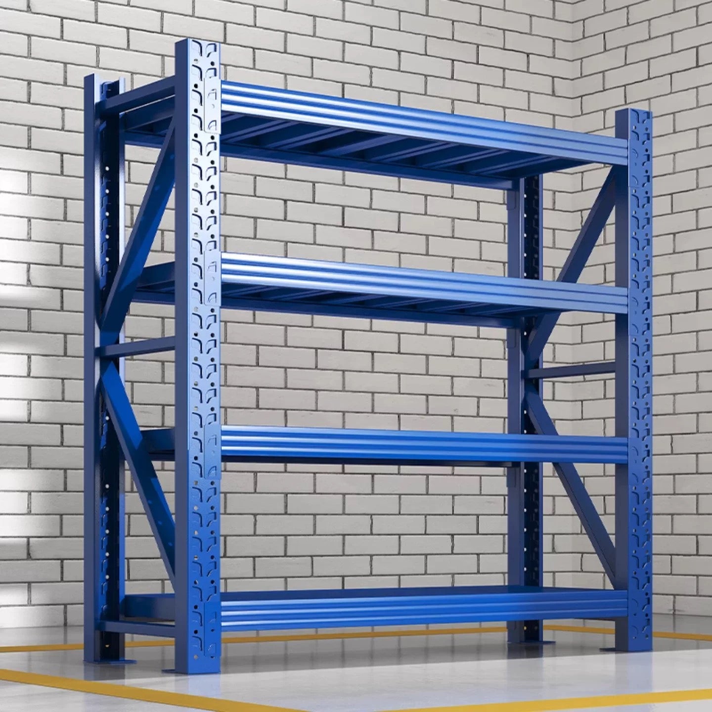 Heavy Duty Racking Shelving with Extra Load Bearing, Thickened and Reinforced