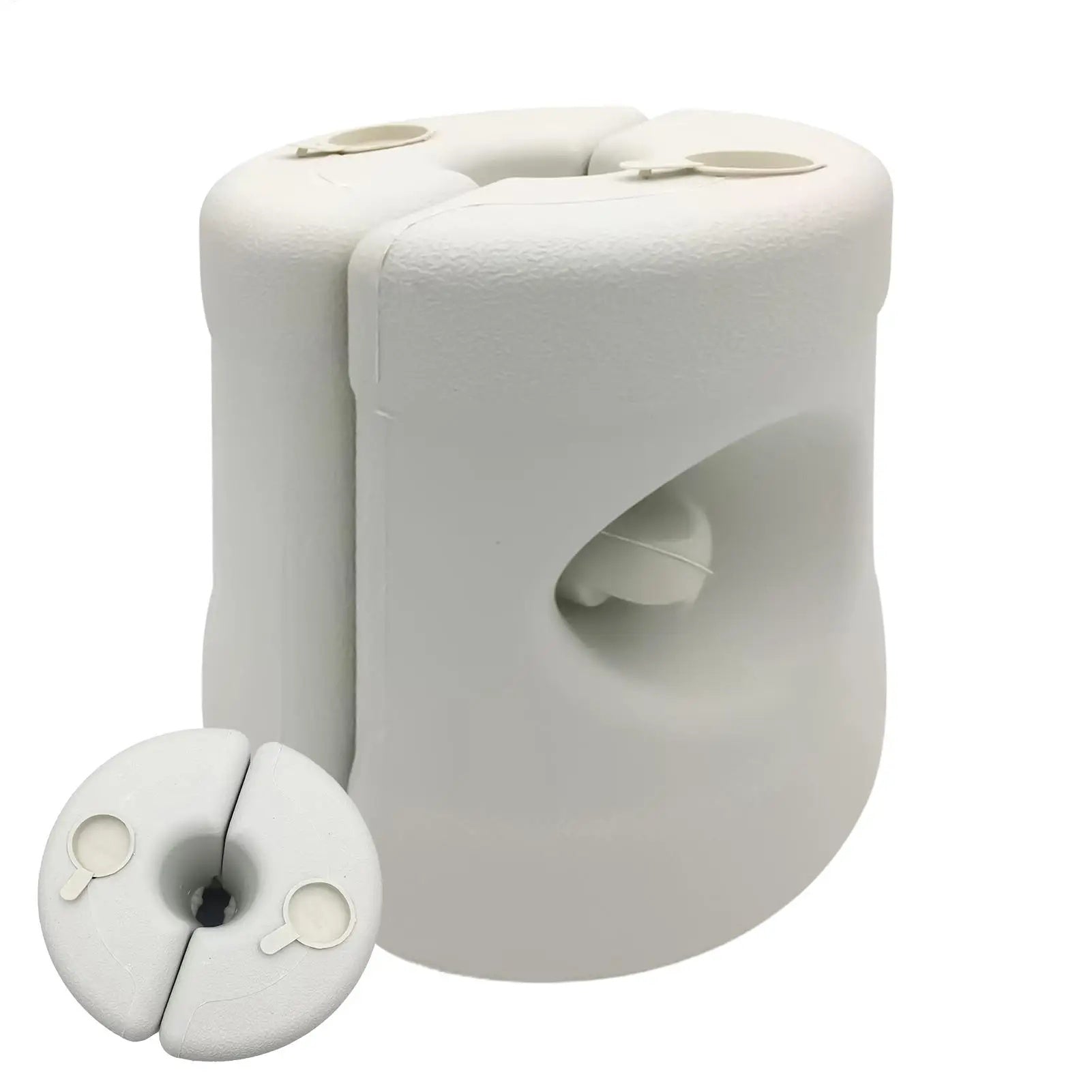 4pcs Heavy Duty Round Umbrella Base, Windproof, Fillable with Water