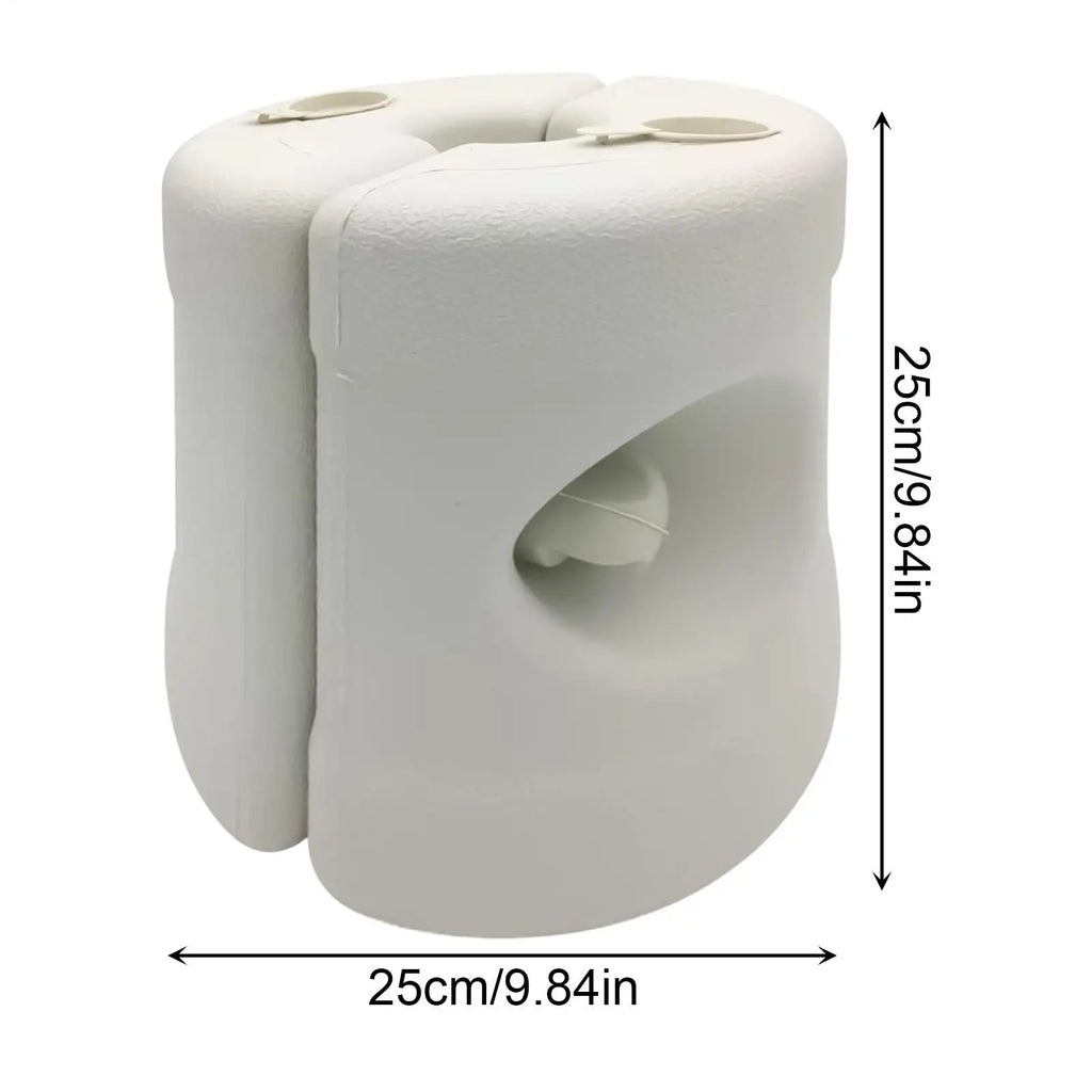 4pcs Heavy Duty Round Umbrella Base, Windproof, Fillable with Water