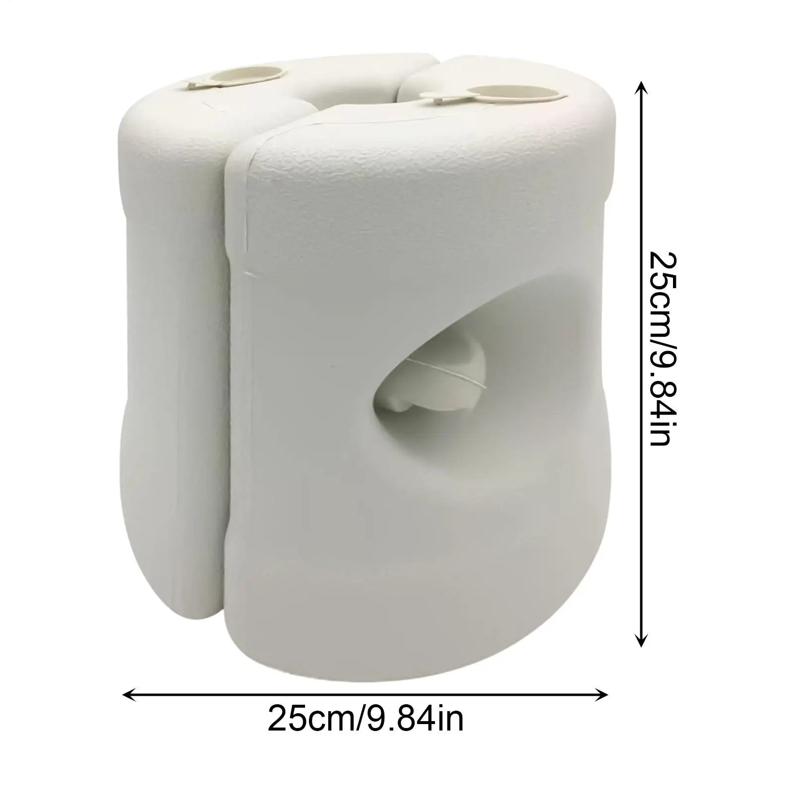 4pcs Heavy Duty Round Umbrella Base, Windproof, Fillable with Water